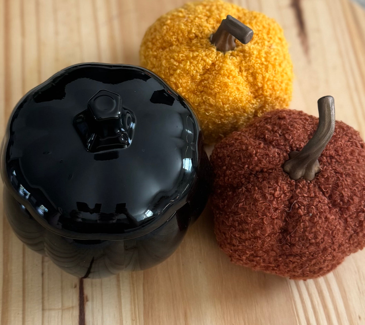 14oz Black Glass Fall Candle