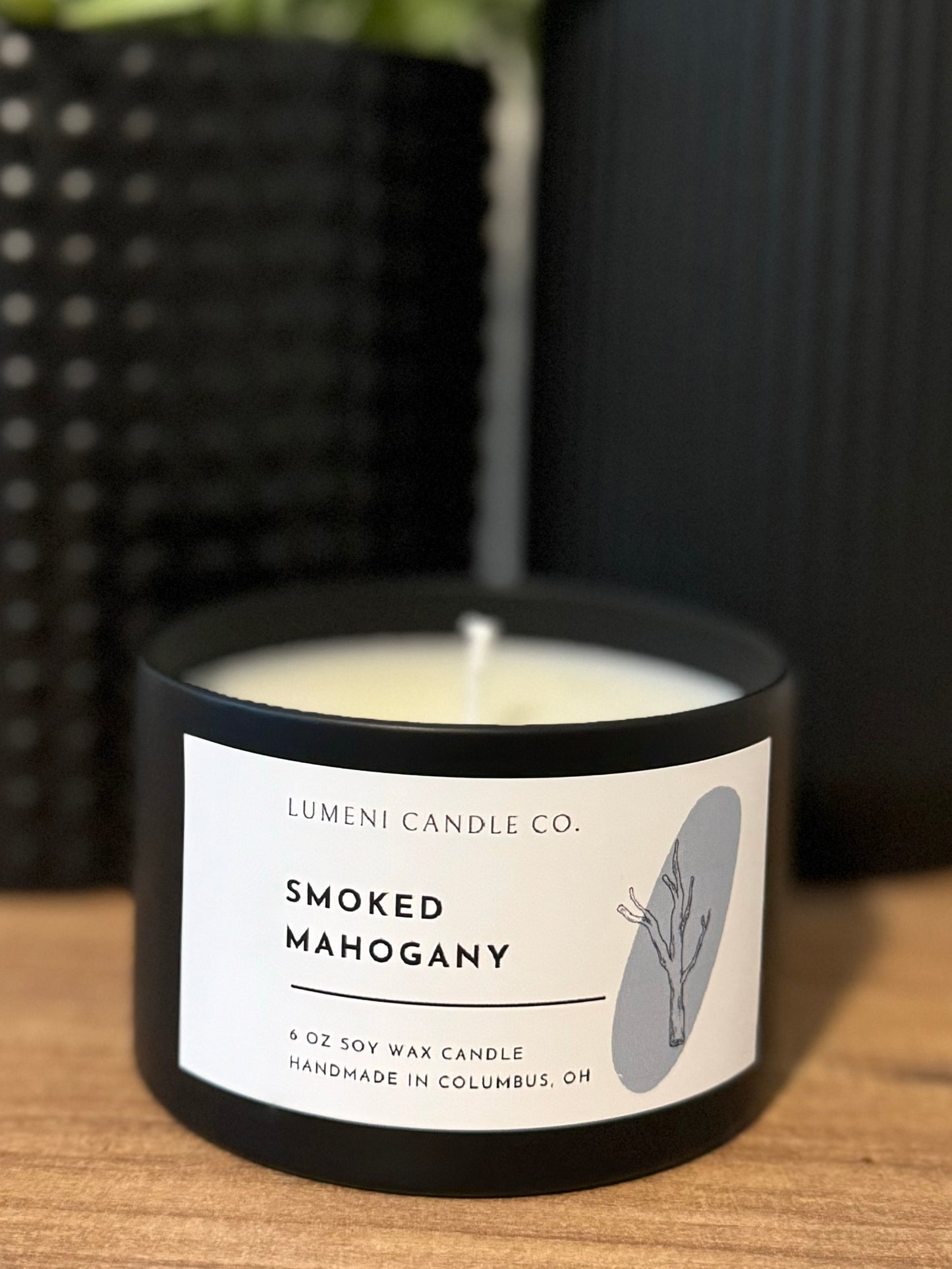 Smoked Mahogany Candle