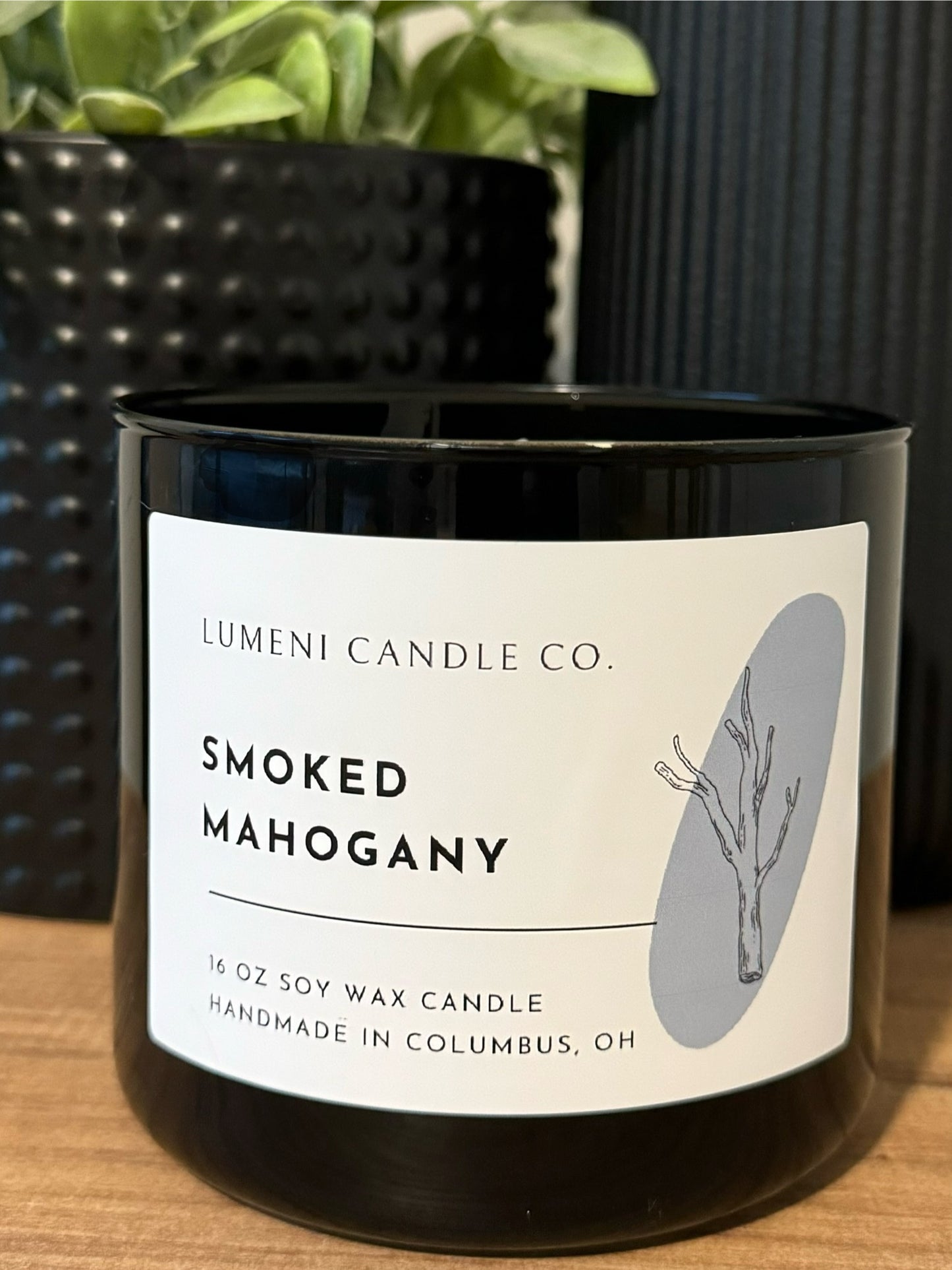 Smoked Mahogany Candle