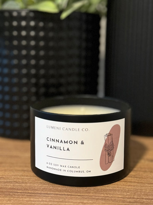 Cinnamon and Vanilla Candle