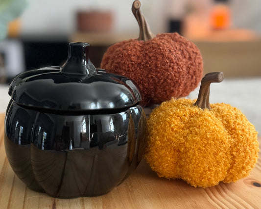 14oz Black Glass Fall Candle