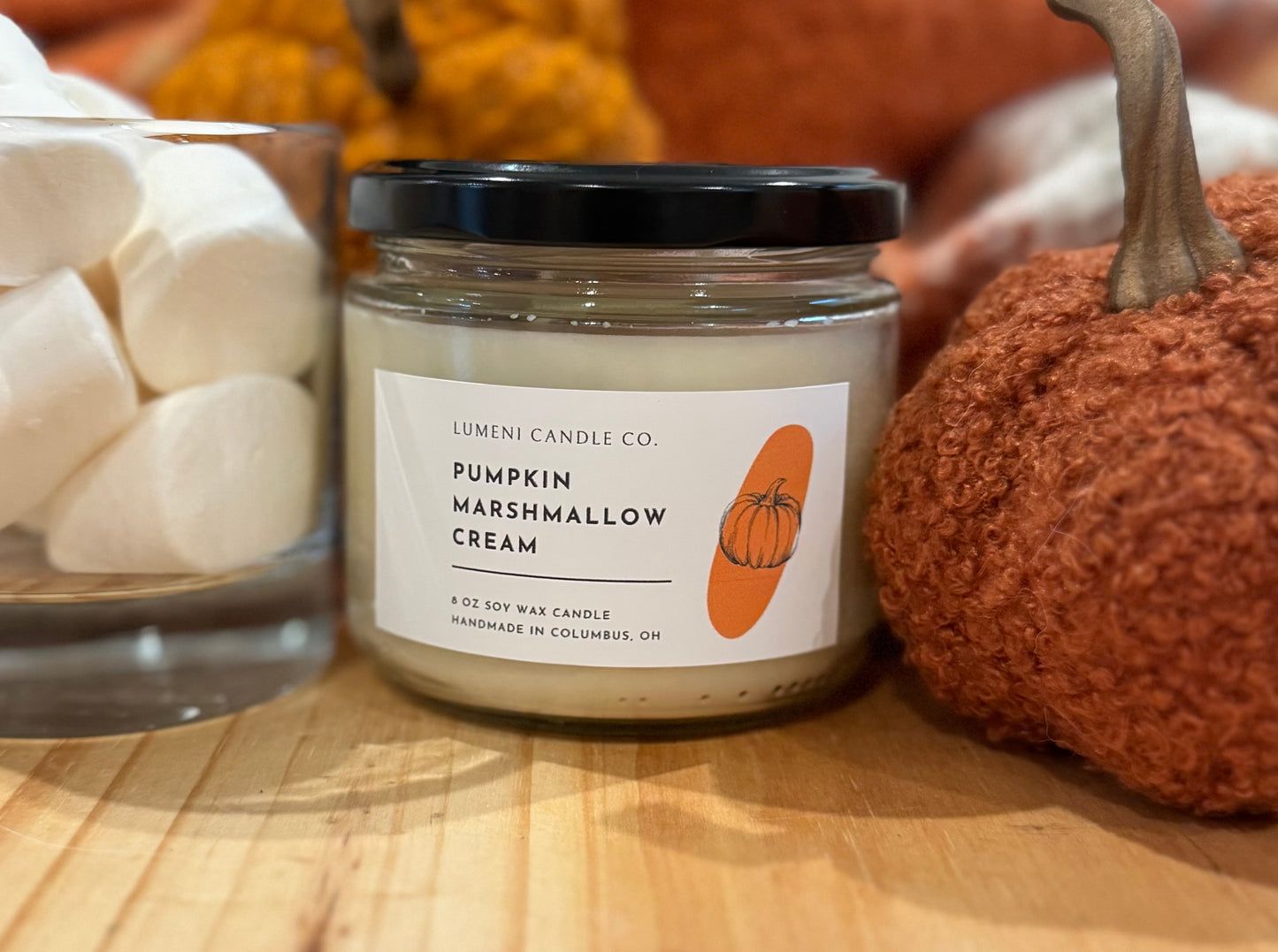 Pumpkin Marshmallow Cream Candle