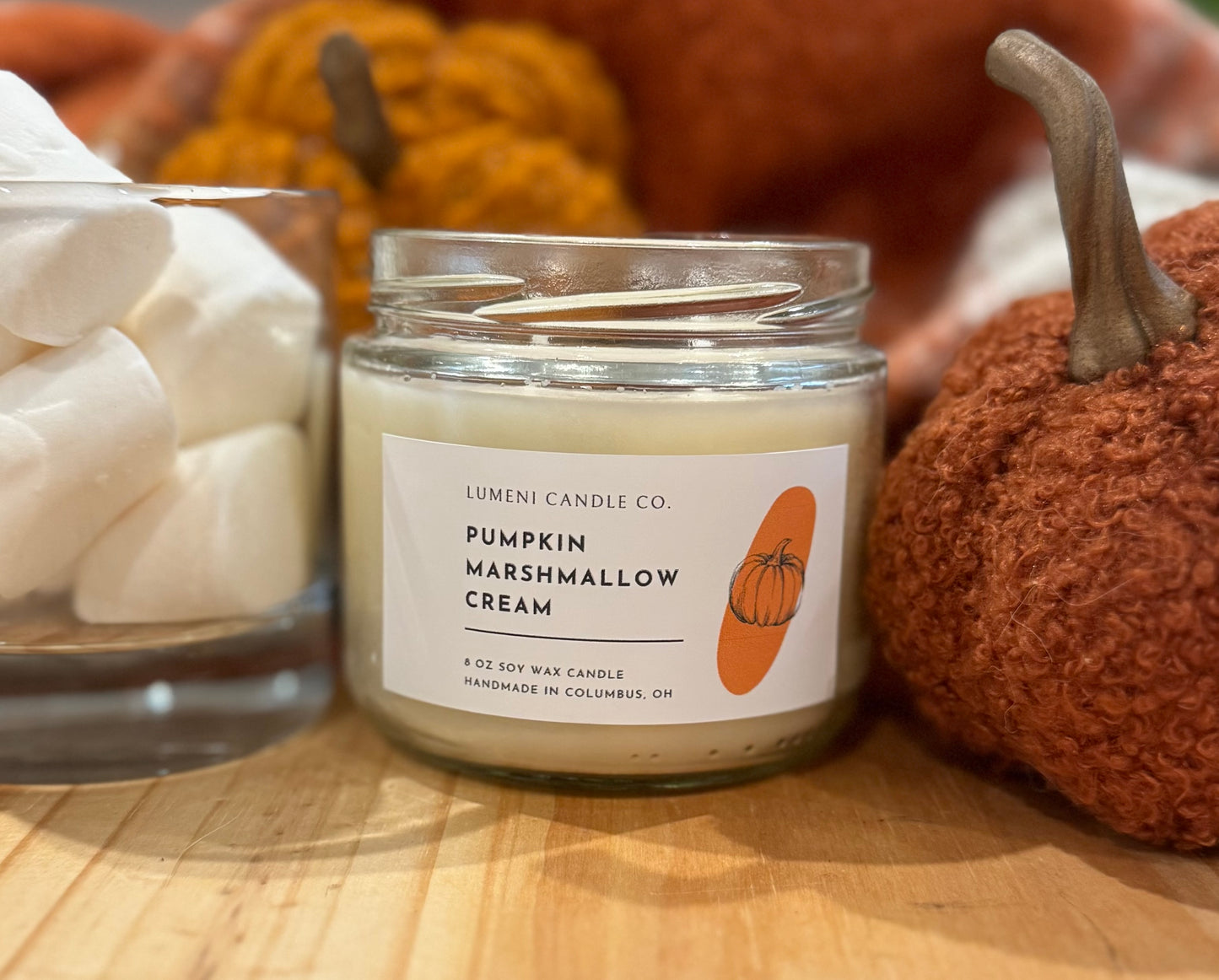 Pumpkin Marshmallow Cream Candle
