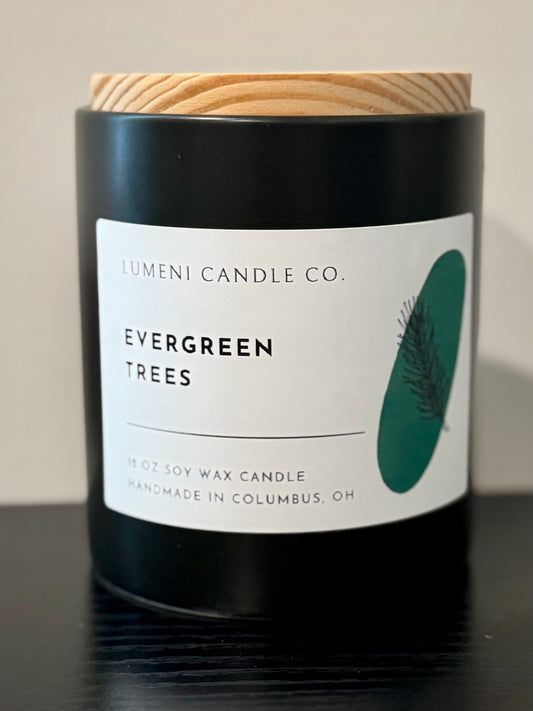 Evergreen Trees Candle